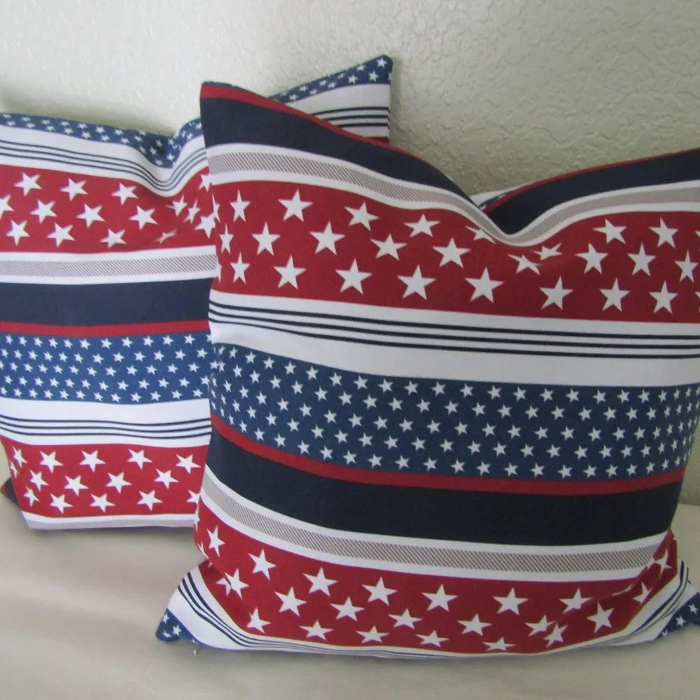 Patio Pillow Case Sofa Throw Cushion Cover 4th Of July Pillow case